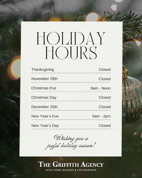 Holiday hours